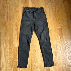 american eagle stretch black jeans